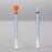 NeoMed® Oral Dispensers with Tip Caps, 1mL, Clear/Blue Markings, 25 Pack