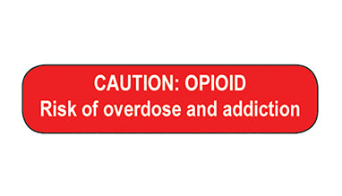 MedValue CAUTION: OPIOID Risk of Overdose and Addiction Labels ...