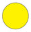 MedValue Blank Circle Labels, Yellow