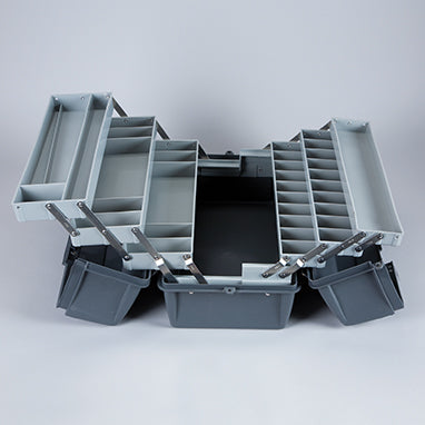 MedValue Double-Lid Emergency Box, 18.5x11x11