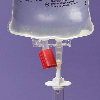 MedValue Tamper-Resistant Add-Port Caps, Pack of 25