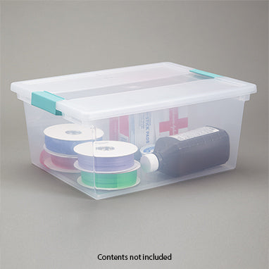 MedValue Tote with Latching Lid, 14x6x11