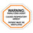 MedValue Warning Paralyzing Agent Clings, 3 x 3⅝"