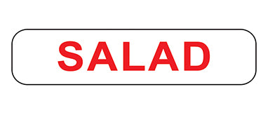 MedValue Salad Labels