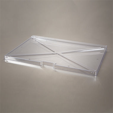 MedValue Full-Size Clear Lift-Off Lid Only