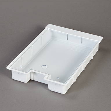 MedValue Half-Size Crash Cart Box with Clear Slide-In Lid
