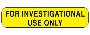 MedValue For Investigational Use Only Labels