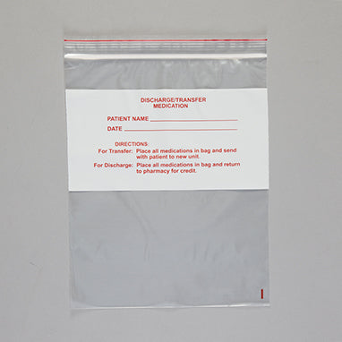 MedValue Discharge/Transfer Bags, 8 x 10