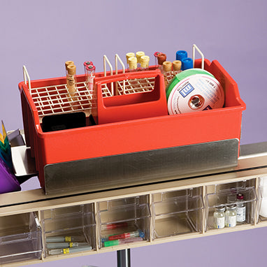 Bio Lab Caddy MedValue Specimen Caddy with Tube Racks for Phlebotomy Work Stations ...
