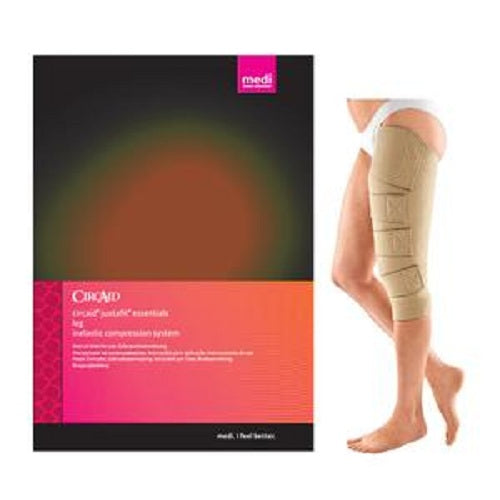 Medi Juxta-Fit Essentials Compression Standard Upper Legging with Knee Left Short Medium, 45cm Above Ankle Circumference