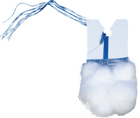 Double Strung Cotton Balls