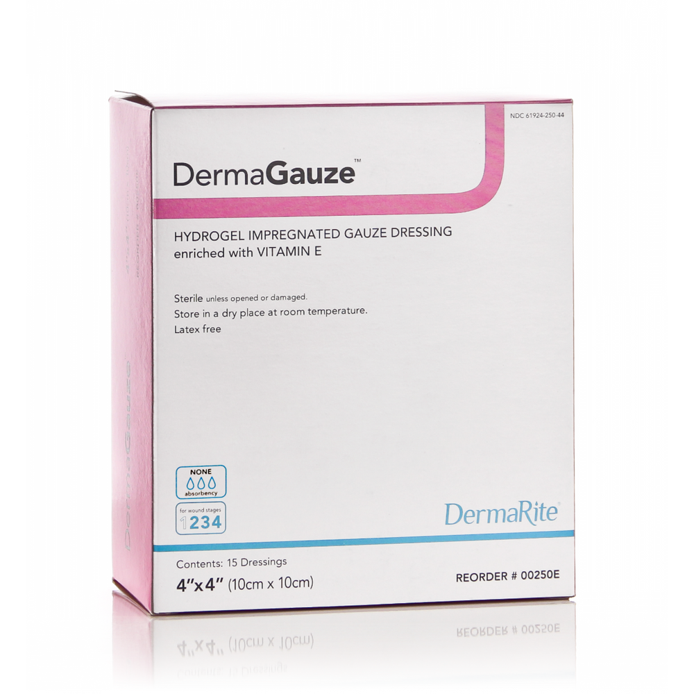 DermaRite DermaGauze Hydrogel Gauze Wound Dressing