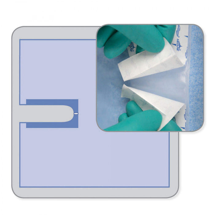 Surgical Drape - U-Drape Sterile Color: Clear Low-Glare Film Dimensions: 48" X 52" 40 / Case