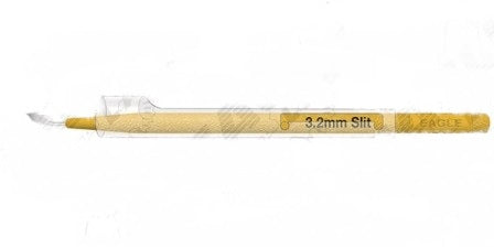 Eagle Labs Clear Corneal Knives - Clear Corneal Knife, Angled Double Bevel, 3.2 mm, Parallel Sides - EP-1332