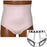 Options Ladie's Basic with Built-In Barrier/Support, Soft Pink, Left-Side Stoma, XX-Large 11-12, Hips 47" - 50"