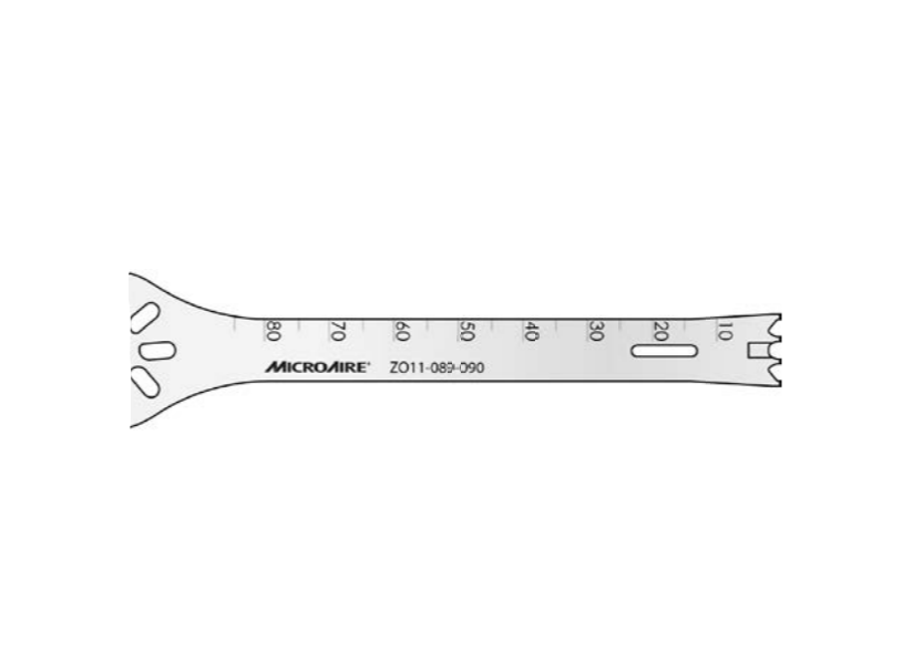 MicroAire D-Cut Oscillating Blades - Oscillating Blade, D-Cut, 11 mm x 90 mm x 1.19 mm - ZO11-119-090