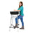 Standing Desk Conversion Kit with FootFidget Footrest