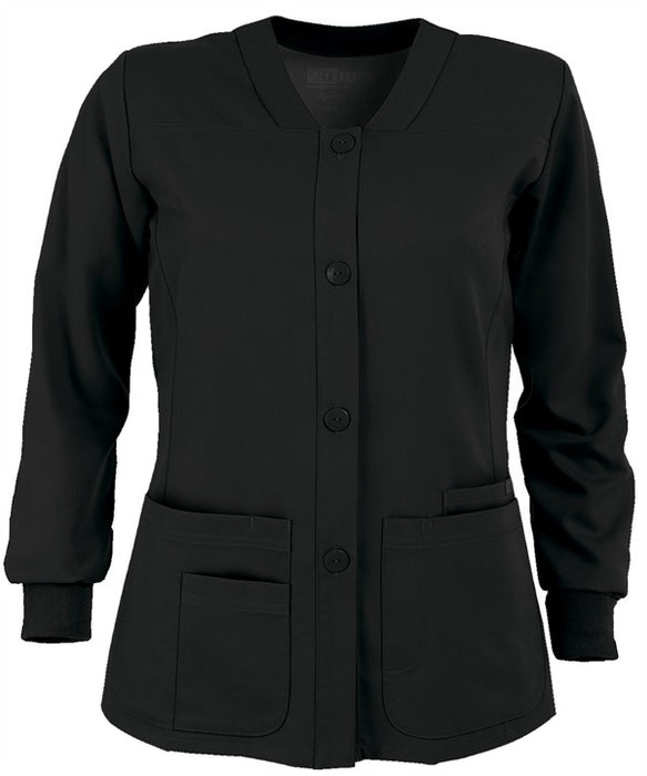 Grey's Anatomy Scrubs Modern Fit Button Front Jacket