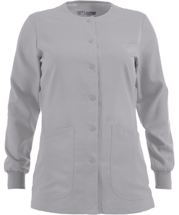 Grey's Anatomy Scrubs Round Neck Warm-Up Jacket