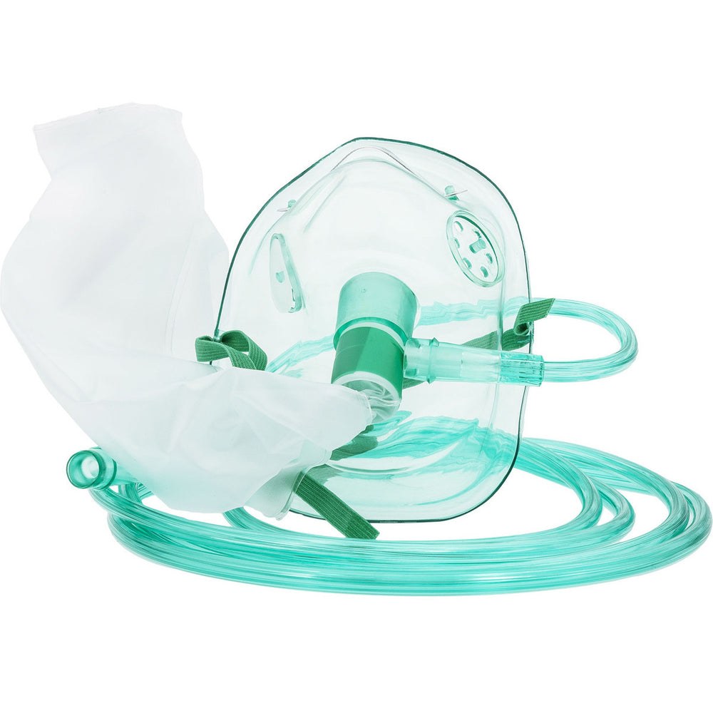 Curaplex Elongated Oxygen Masks - Elongated Oxygen Mask, 7' Smooth Bore Tubing - 301-182EA
