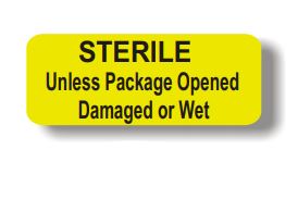 Laguna Coast Association Central Supply Labels - LABEL, STERIL UNLESS OPENED - 10850-35