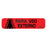 Label Paper Permanent Para Uso Externo 1 9/16" X 3/8" Red 500 Per Roll, 2 Rolls Per Box