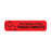 Label Paper Permanent No Mastique O 1 9/16" X 3/8" Red 500 Per Roll, 2 Rolls Per Box