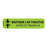 Label Paper Permanent Mastique Las Tabletas 1 9/16" X 3/8" Green 500 Per Roll, 2 Rolls Per Box