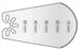 Microaire Sugical Sternum Saw Blades - Sternum Saw Blade, 42 mm x 50 mm x 1.1 mm - ZO-7125