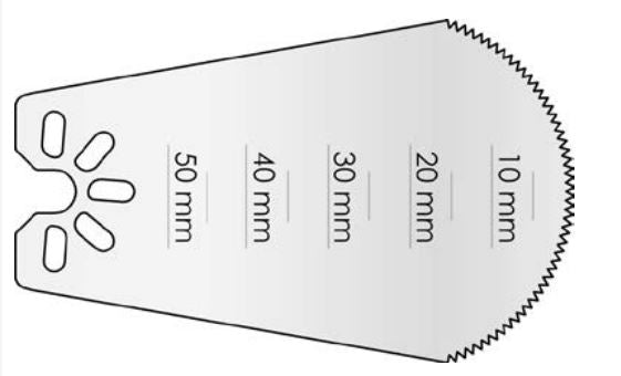 Microaire Sugical Sternum Saw Blades - Sternum Saw Blade, 42 mm x 50 mm x 1.1 mm - ZO-7125