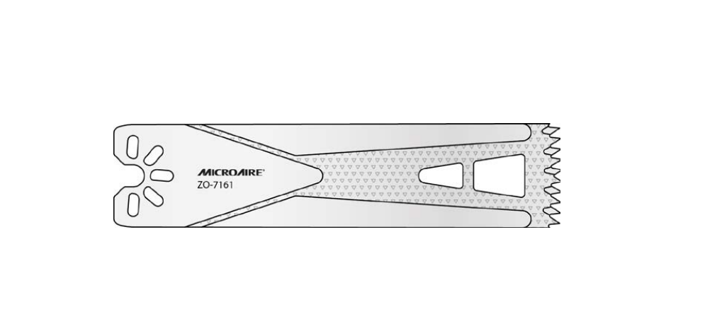 Microaire Surgical Oscillating Blades - BLADE, SAW, OSC, LARGE, 25.4MMX90MMX1.37MM - ZO-7163