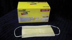 Amd Ritmed Masks AMD-Ritmed Distech Earloop Masks - MBO-MASK, FACE, DISTECH, YELLOW - 2 ...