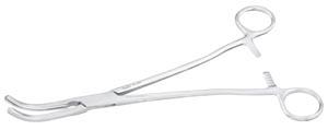 Miltex Instrument Co Z-Type Hysterectomy Forceps - Z-Type Hysterectomy Forceps, Curved, 9-1/2" - 30-1906