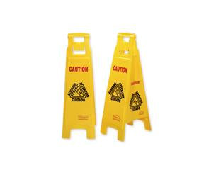 Waxie Rubbermaid Caution Signs - Rubbermaid Multilingual "Caution" Sign - 660365