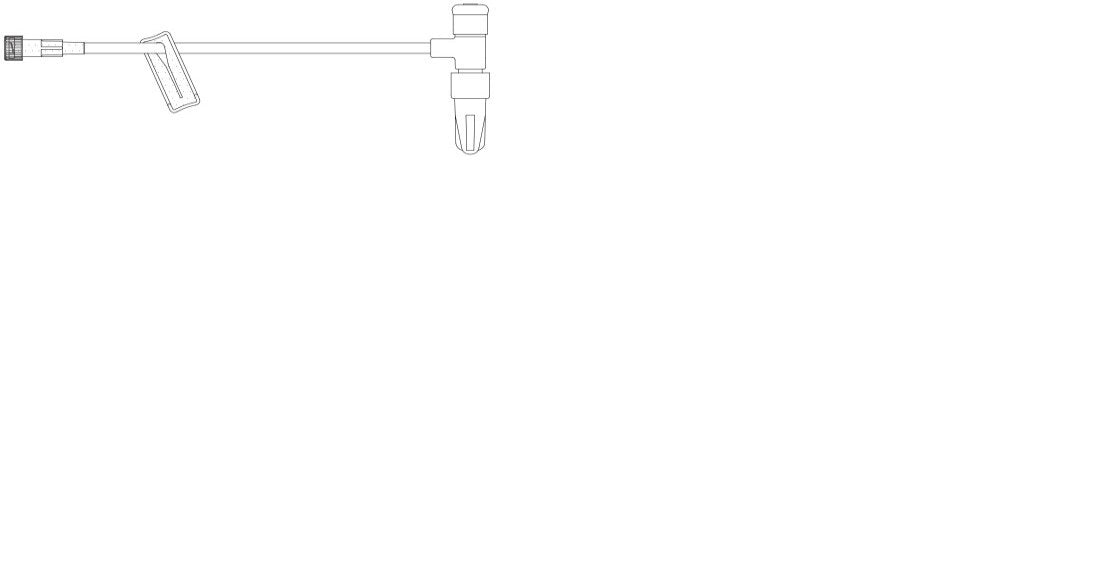ICU Medical LifeShield Extension Sets - LifeShield Microbore Extension Set with Adapter, 5.25" - 12650-28