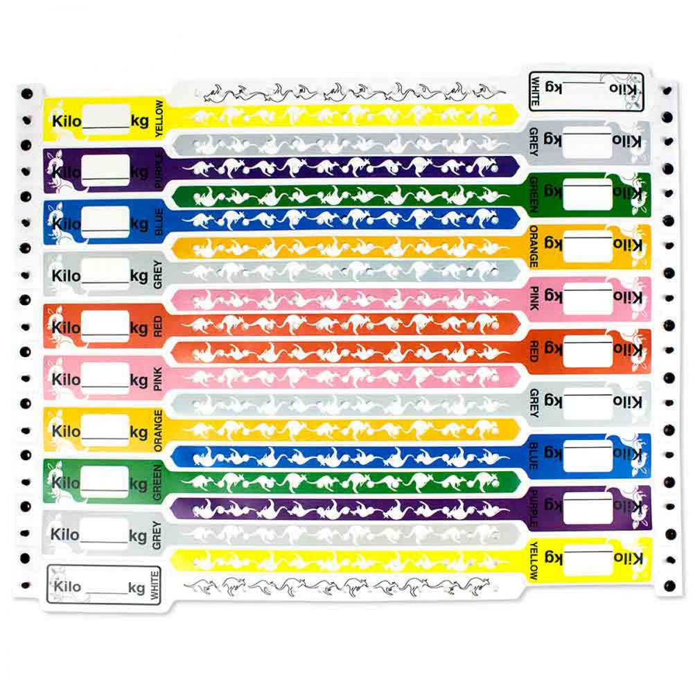 Write In Patient'S Weight In Kg All Wristbands Are Latex-Free