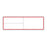 Label Meditech Direct Thermal Paper Permanent 3" Core 4" X 1 1/4" White With Red 3600 Per Roll