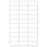 Chart Labels Laser Portrait 2 27/32" X 1 1/12" White - 30 Lbls Per Sheet, 4 Pks Of 250 Sheets Per Case