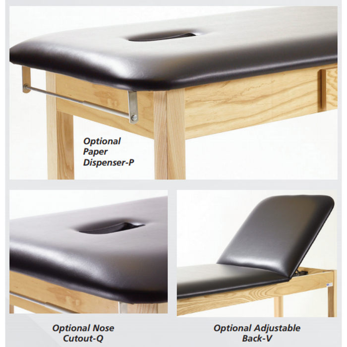 Metron Value Treatment Table with Open Shelf