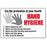 Hand Hygiene Label Hand Hygiene Label - 4"W x 2.625"H