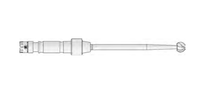 Microaire Sugical Otology Burs - Otology Bur, Carbide, 8 Flutes x 48 mm x 4 mm - ZB-645