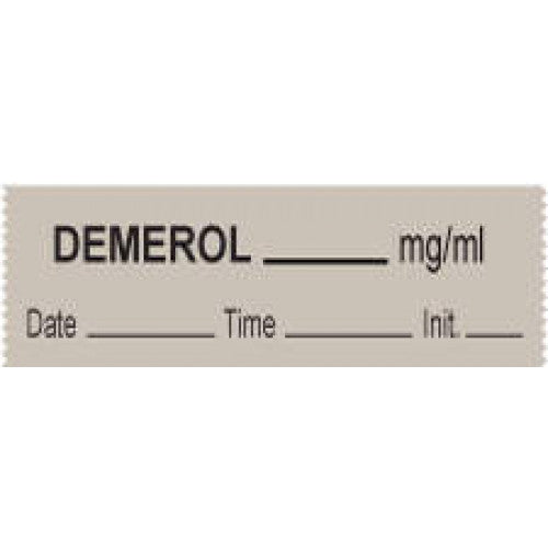 PDC Healthcare Demerol Labels - Demerol Label, Gray - 59709326