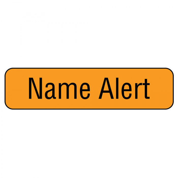 Label Paper Removable Name Alert 1" Core 1 1/4" X 5/16" Fl. Orange 760 Per Roll