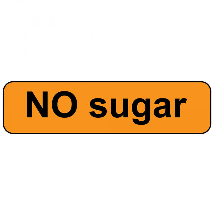 Label Paper Removable No Sugar 1" Core 1 1/4" X 5/16" Fl. Orange 760 Per Roll