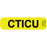 Label Paper Removable Cticu 1" Core 1 7/16" X 3/8" Fl. Chartreuse 666 Per Roll