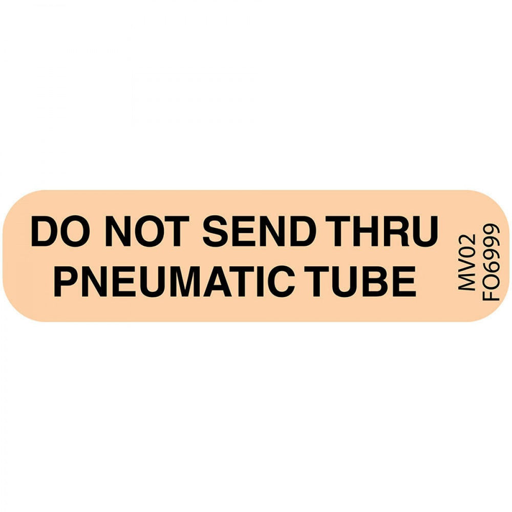 Label Paper Removable Do Not Send 1" Core 1 7/16" X 3/8" Fl. Orange 666 Per Roll