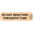 Label Paper Removable Do Not Send 1" Core 1 7/16" X 3/8" Fl. Orange 666 Per Roll
