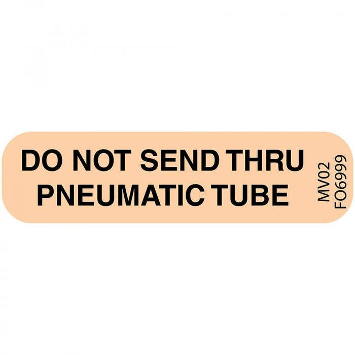Label Paper Removable Do Not Send 1" Core 1 7/16" X 3/8" Fl. Orange 666 Per Roll