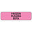 Label Paper Removable Frozen Plazma Edta 1" Core 1 7/16" X 3/8" Fl. Pink 666 Per Roll