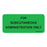 Label Paper Removable For Subcutaneous 1" Core 2 1/4" X 1 Fl. Green 420 Per Roll